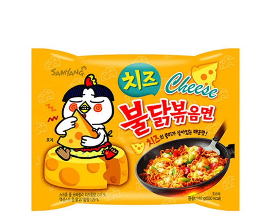 Cheese Hot Chicken Flavor Stir-Fried Ramen